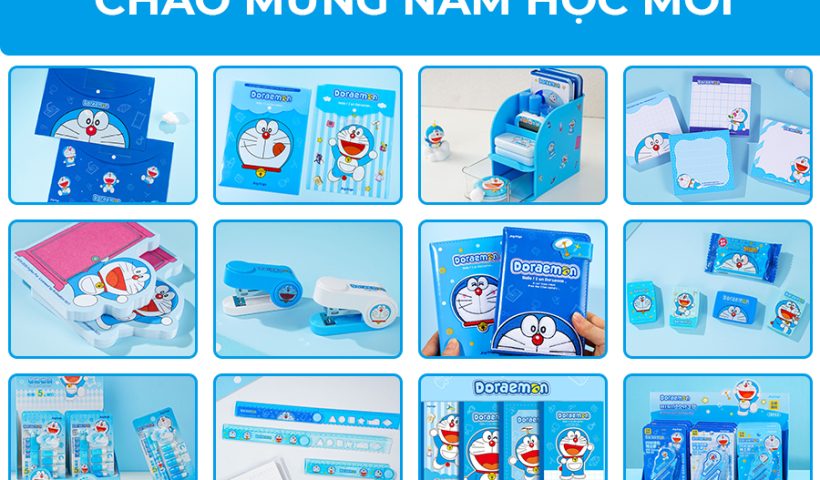 văn phòng phẩm, đồ dùng học tập Doraemon